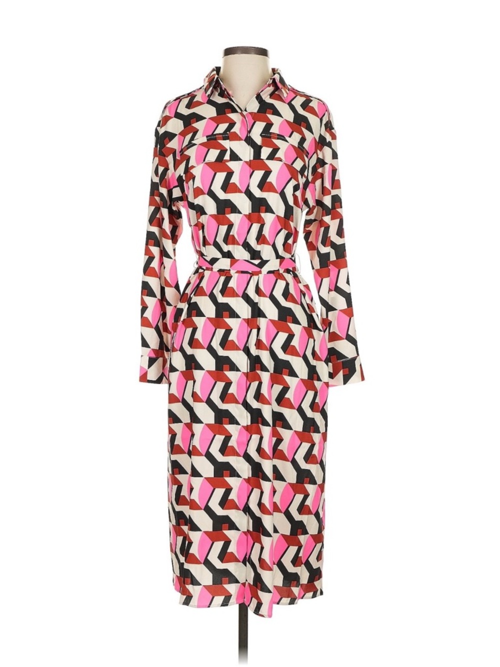 🌻Nwt Express pink striped dress xs